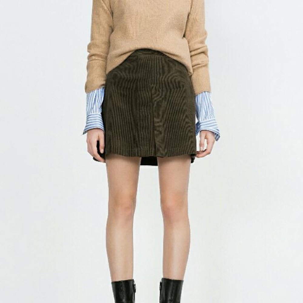 Zara Corduroy Skirt